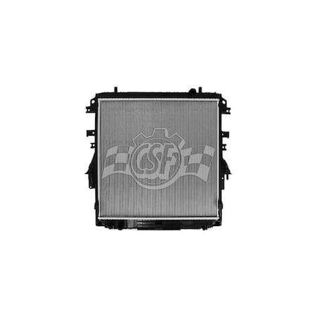 Csf 3800 1 Row Plastic Tank Aluminum Core Radiator 3800